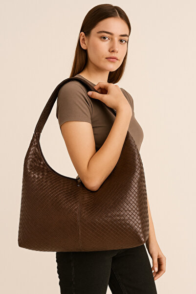 LYONA Bags Hobo Women's Shoulder Bag - Large Size Braided