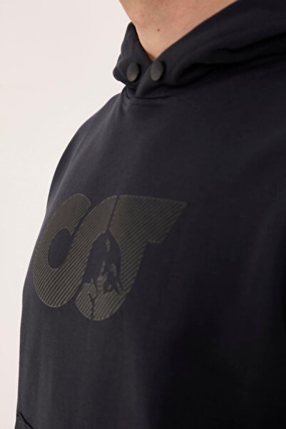 Store 100% Cotton Relax Fit Men's Hoodie – Front Printed Hooded Sweatshirt