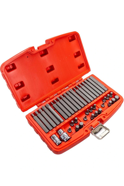Genel Markalar Form C28-ss40 40 Parça H10 Torx-allen-xzn Lokmalı Bits Uç Takımı