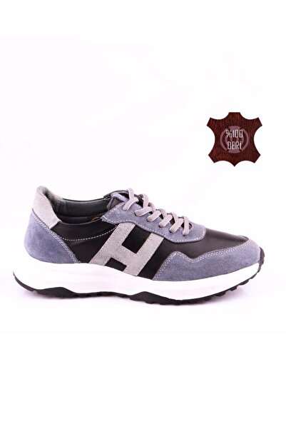 DETECTOR 100% Genuine Leather Eva Sole Sporty and Stylish Men's Casual Shoes Iron