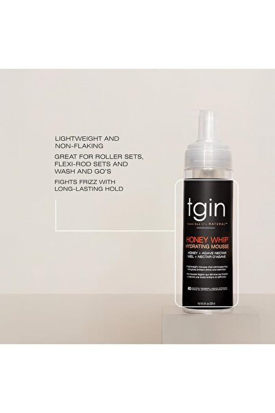 Thank God It's Natural (tgin) Thank God It's Natural Moisturizing Hair Mousse for Dry & Curly Hair, 237 ml