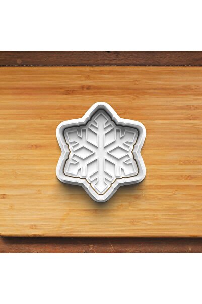 Hobist Plate Model Patterned New Year Shapes Set of 9 Cookie and Sugar Dough Molds