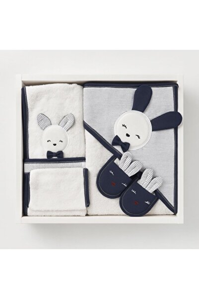 mini mia 100% قطن، 0-2 سنة، بغطاء رأس رداء حمام للأطفال على شكل أرنب، هدية مع...