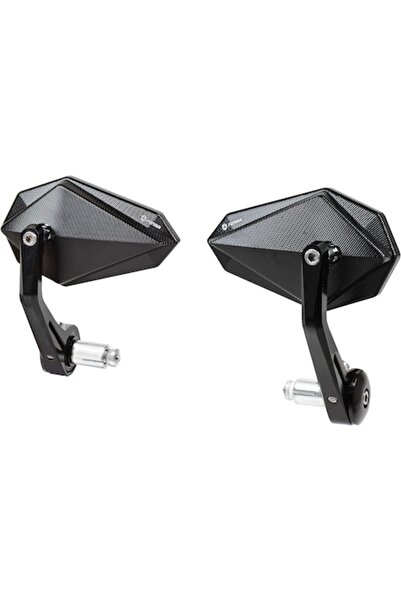 OEM FENRIR rear-view mirrors, black, 360° rotation, aluminum, for motorcycles and scooters
