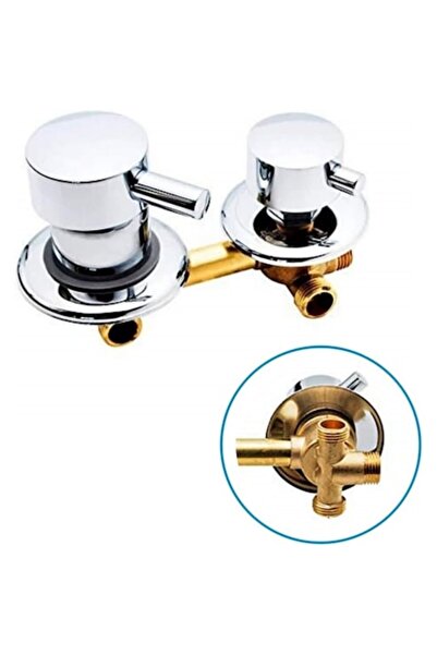 OEM AFUDER Shower Mixer, chrome handles, limescale-resistant, brass