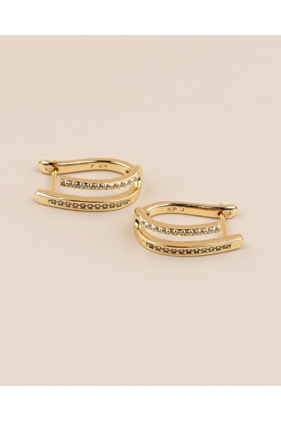 Portakal Esintisi Alvoria Double Look Xuping Earrings