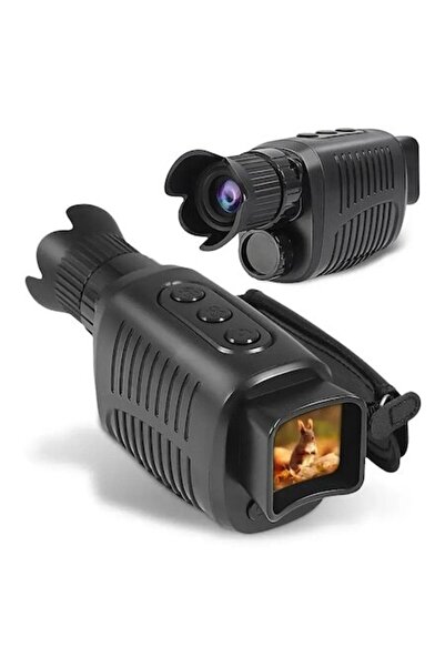RESTEQ Night Vision Monocular, 5x Zoom, Infrared, IPX4 Water Resistant