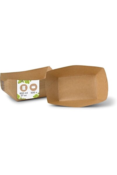 OEM Disposable kraft paper bowls, 800 ml, 500 pcs