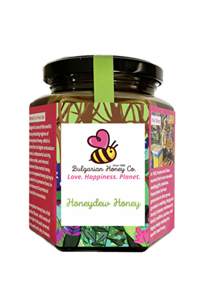 Bulgarian Honey Co. Honeydew Honey, Raw and Unfiltered, 250 g
