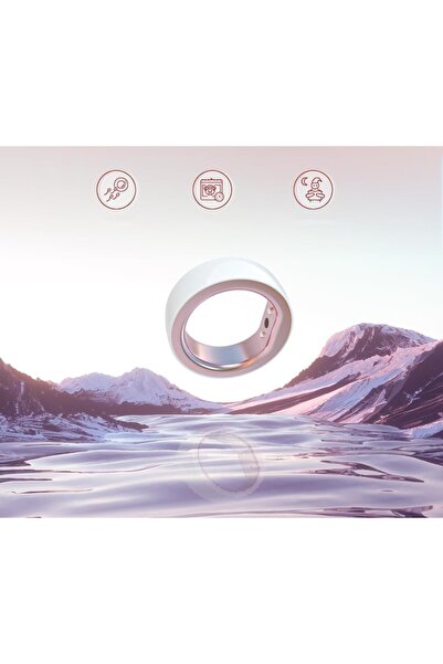 femometer fertility and ovulation tracking ring, size 9, white