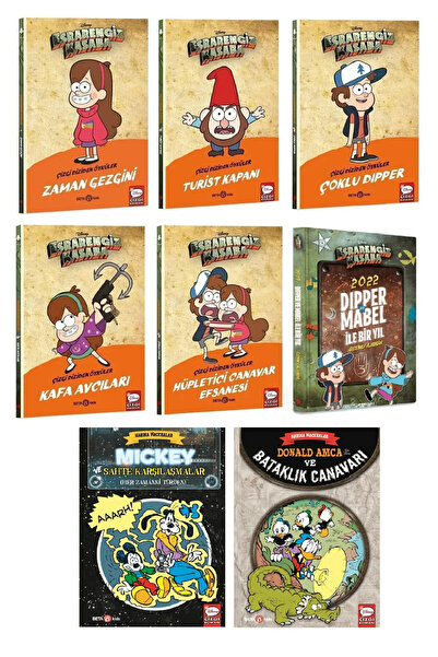 Beta Kitap Esrarengiz Kasaba Çizgi Roman Seti+Dipper Mabel Ciltli Ajanda+Disn...