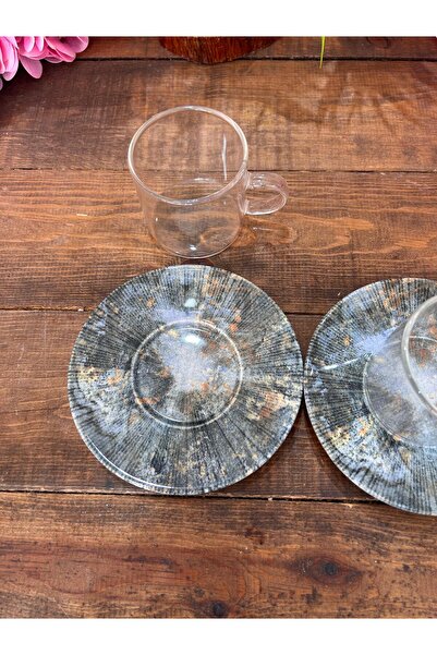 Bahar Home Tohana Ebrulu 2 Piece Cup Set