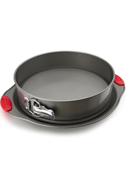 OEM 25.5cm Non-stick Baking Tray with Silicone Handles for Cakes and Pastries