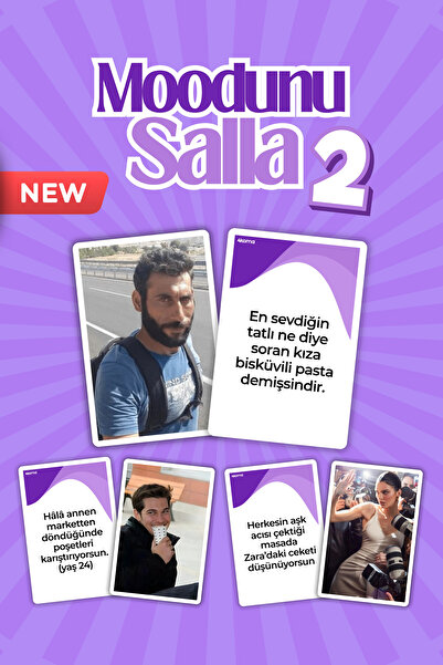 4koma Shake Your Mood 2 - Funny Fun Box Game - Friends Group Family Party New Year - Mood Card Game