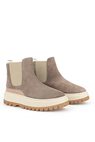 Ziya , Γυναικείες μπότες από γνήσιο δέρμα 1531020Z194022 Mink