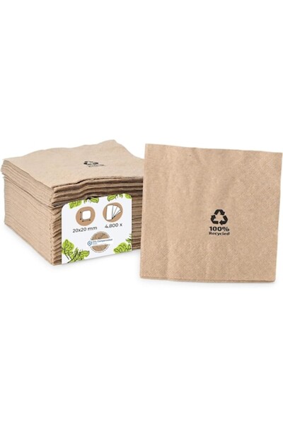 OEM BIOZOYG napkin set, 20x20 cm, 4800 pieces, color