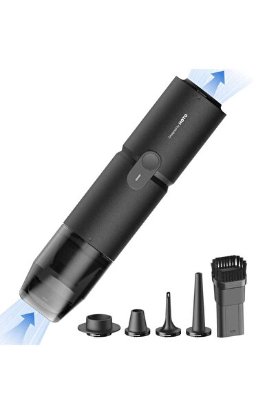 hoto كبسولة هواء مضغوط - مكنسة كهربائية + منفاخ + منفاخ هواء 3 في 1 | 91,000 دورة في الدقيقة | قوة شفط 15,000 باسكال