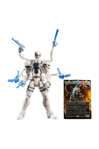 Hasbro Marvel Legends Agent Anti-Venom + Magic Foil Card 15 cm