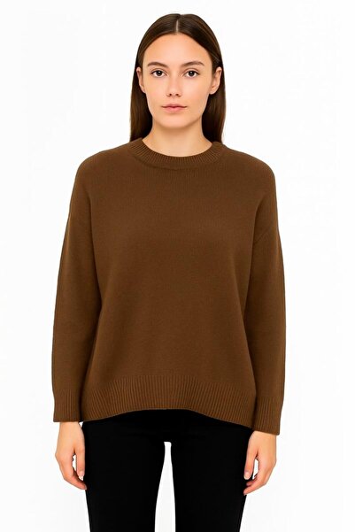 Mixray Uzun Kollu Bisiklet Yakalı Akrillik Kumaşlı Rahat Ve Şık Triko Kazak