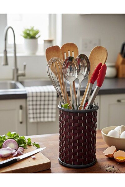 Vivart Плетен многофункционален органайзер за плот / поднос за сервиране / де...