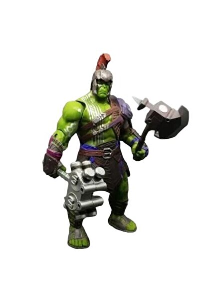 RESTEQ Hulk Ragnarok Action Figure, articulated, with helmet accessory, 20 cm