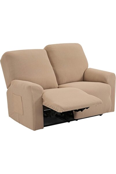 OEM Elastic two-seater armchair cover, TIANSHU, non-slip, sand, set