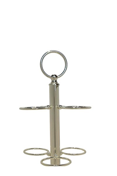 Generic Silver coffee cup holder for 6 Arabic coffee cups