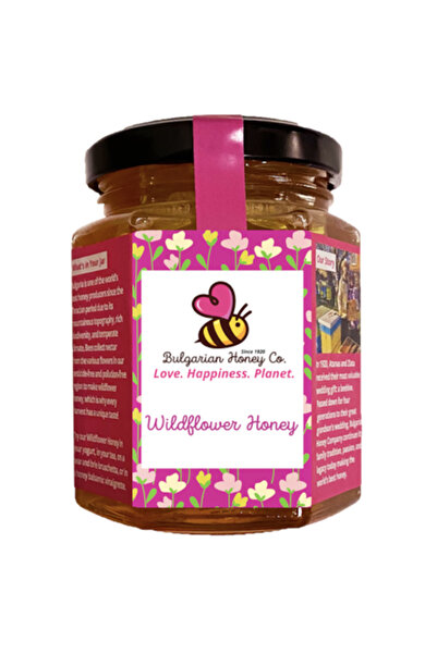 Bulgarian Honey Co. Miere Poliflora Cruda si Nefiltrata, 450g