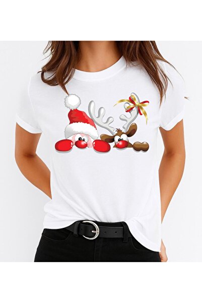 OEM Tricou 100% bumbac Moș Crăciun și ren 3