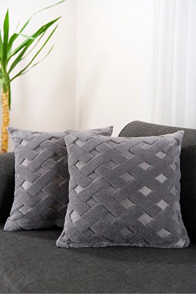 Sudemhome Straw Pattern Special Design Punch Pattern Decorative Throw Pillow Cover 43X43 cm
