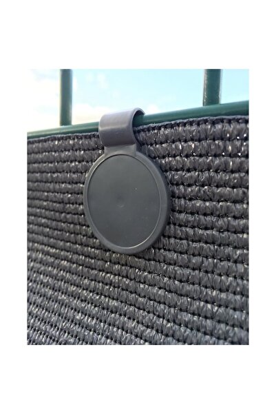 OEM Set cleme pentru plasă de grădină 200 buc, antracit, rezistente la UV, 9 mm