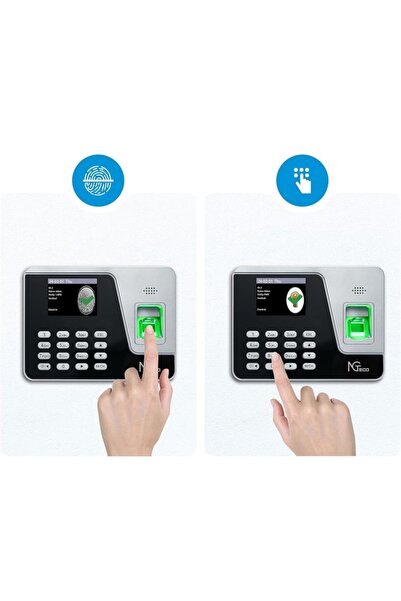 NGTeco AS10 Fingerprint Reader, compact design, easy installation, black