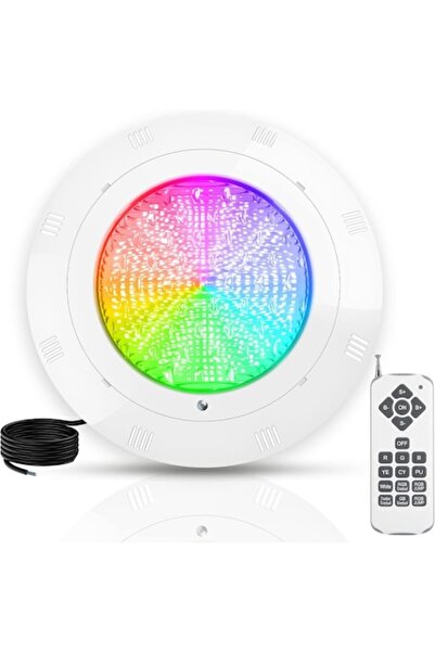 OEM Underwater LED Light RGBW 38 W, IP68, with Remote, Polycarbonate, 12 V