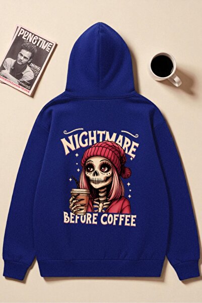 uyguntarz NightMare unisex cu imprimeu cu glugă Swea tricou