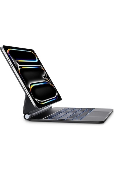 OEM Keyboard case for iPad Pro 11 M4 2024, magnetic design, multicolor backlight, 24x17x1cm