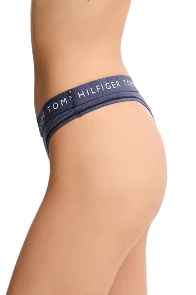 Tommy Hilfiger Kadın Mavi Tanga UW0UW06039