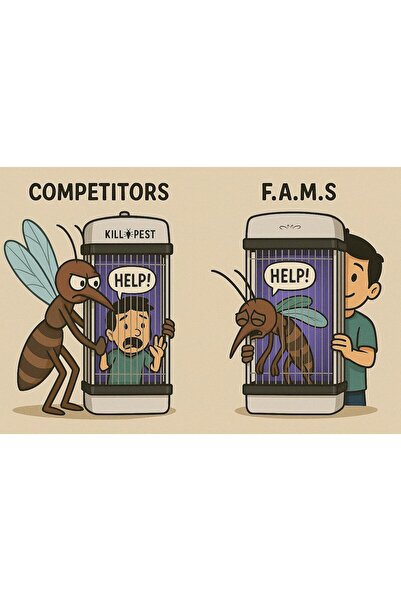 Zen Store Mosquito Killer Lamp - UV Insect Trap for Indoor & Outdoor Use