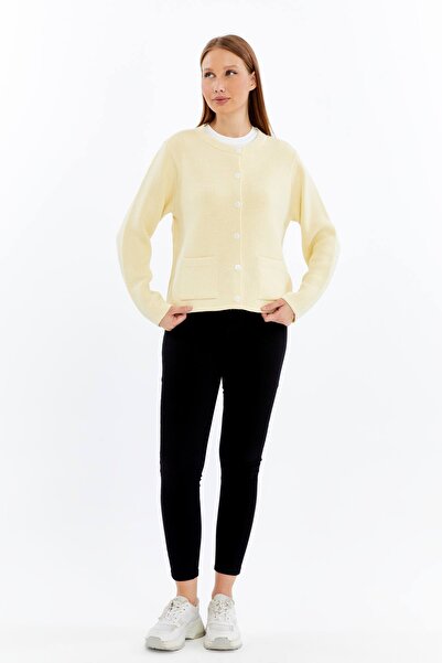 Maison La Femme Women's Buttoned Knitwear Cardigan