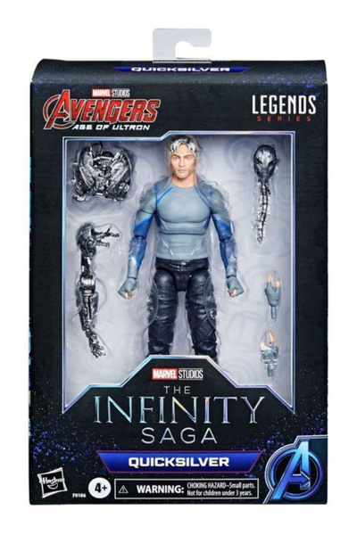 Hasbro The Infinity Saga Marvel Legends Series Action Figure 2021 Quicksilver (Avengers: Age of Ultron) 15c