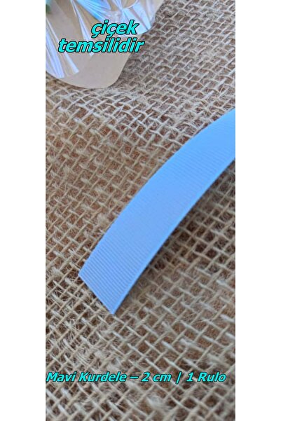 hobidaşım Panglică albastră – 2 cm lățime (1 rolă)