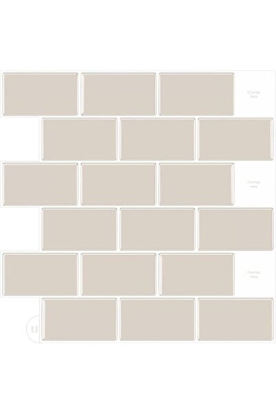 OEM 3D decorative panels, 10 pieces, 30.5x30.5 cm, beige