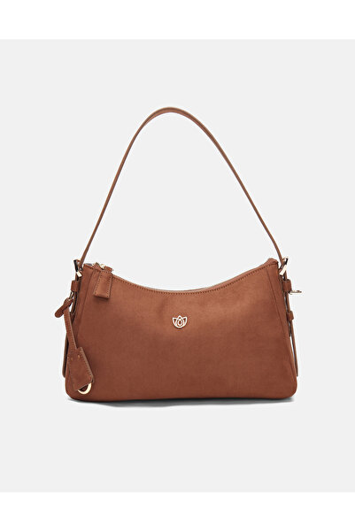 vitruna R1291 Sueva Süet Taba Kadın Omuz Çantası