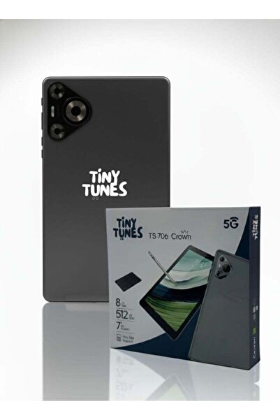 Tiny Tunes TS706 Kids Tablet, 7-inch Display, Keyboard & Pen, Wi-Fi & SIM Support