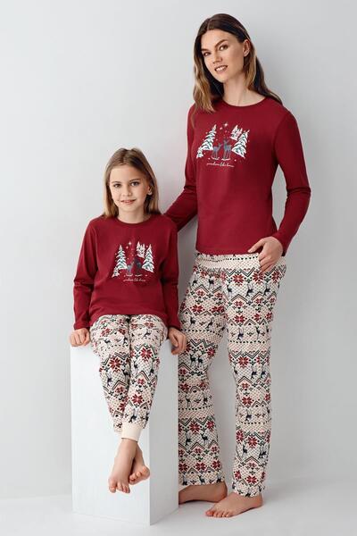 Arnetta Mother and Daughter Pajama Set, Each Size Has a Different Price, You Add Them to the Cart in Order to Make a Combination