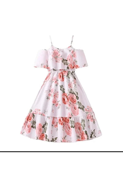 1way فستان ابيض مشجر اوف شولدر