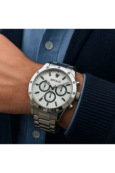 S.POLO Su Geçirmez Erkek Kol Saati Yeni Sezon Spor Saat Bileklik Hediyeli