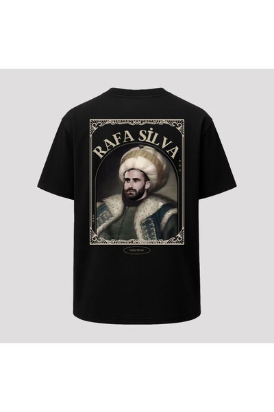 huuq wear Unisex Rafa Silva Padişah T-shirt %100 Pamuk