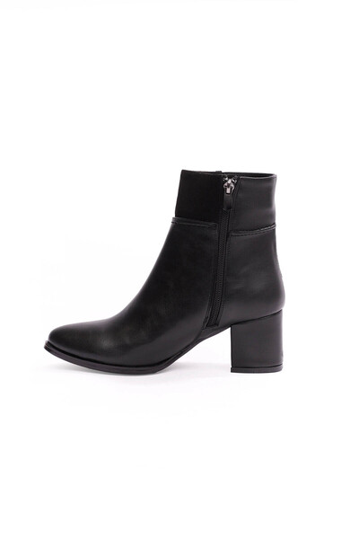trender Heeled Black Women's Boots & Booties 65-910
