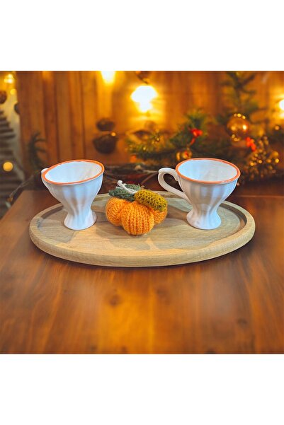 Olbia El Yapımı Yeniyıl Temalı Türk Kahvesi 2'li Takım