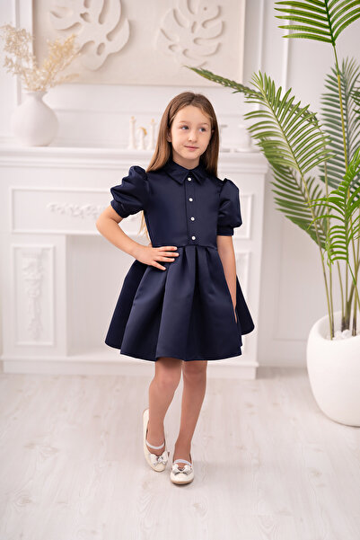 Asel Kids Κοριτσίστικο Μίνι Φόρεμα Ειδικής Περίστασης σε Ναυτικό Μπλε